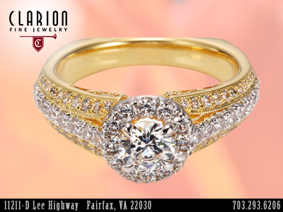 Custom Engagement Rings, Custom Jewelry at Clarion Fine Jewelry, Fairfax VA, Washington DC