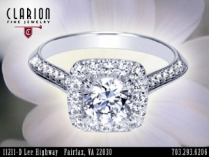 Custom Engagement Rings, Custom Wedding Bands, Custom Jewelry from Clarion Fine Jewelry. Serving Fairfax VA, Washington DC, Northern VA and clients worldwide.