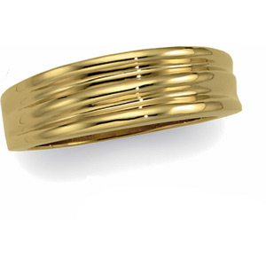 6.5mm Fancy Band, men's ring