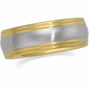 8mm Two-Tone Comfort-Fit Band
