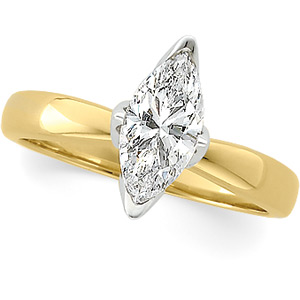 Marquise Tulipset® Diamond Solitaire