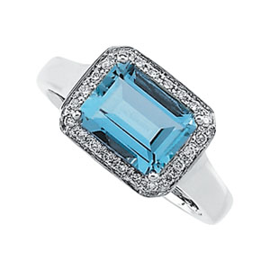 Aquamarine Ring