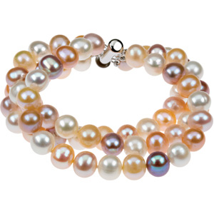 Freshwater Cultured Pearl Triple Strand Bracelet