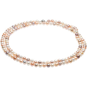Freshwater Cultured Multi-Color Pearl Strand, Double Strand