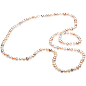 Freshwater Cultured Multi-Color Pearl Strand, 42-inch Strand