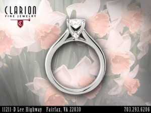 Custom engagement rings, custom wedding bands, custom jewelry at Clarion Fine Jewelry