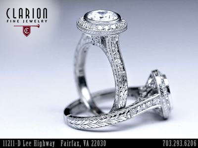 Custom Engagement Rings, Custom Wedding Bands, Washington DC, Fairfax VA